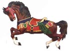 jumping carousel horse